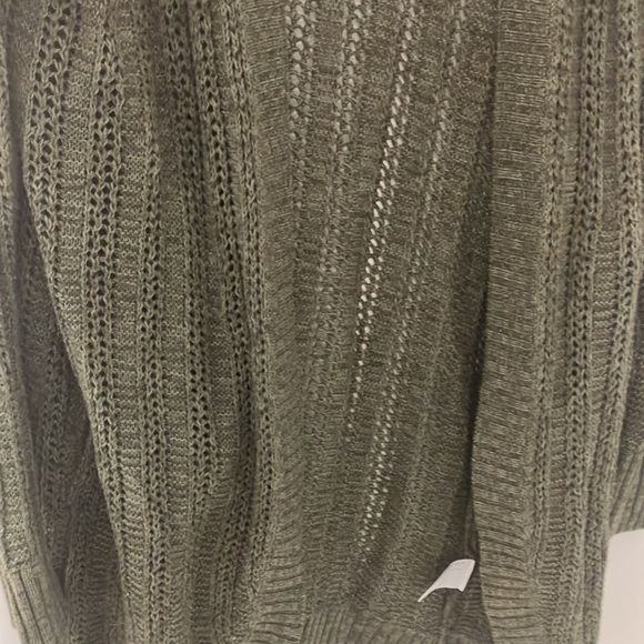 2/30 AE Olive Green Cardigan - Picture 3 of 4